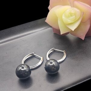 Shungite Drop Earrings